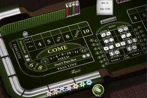 Craps table Online craps table